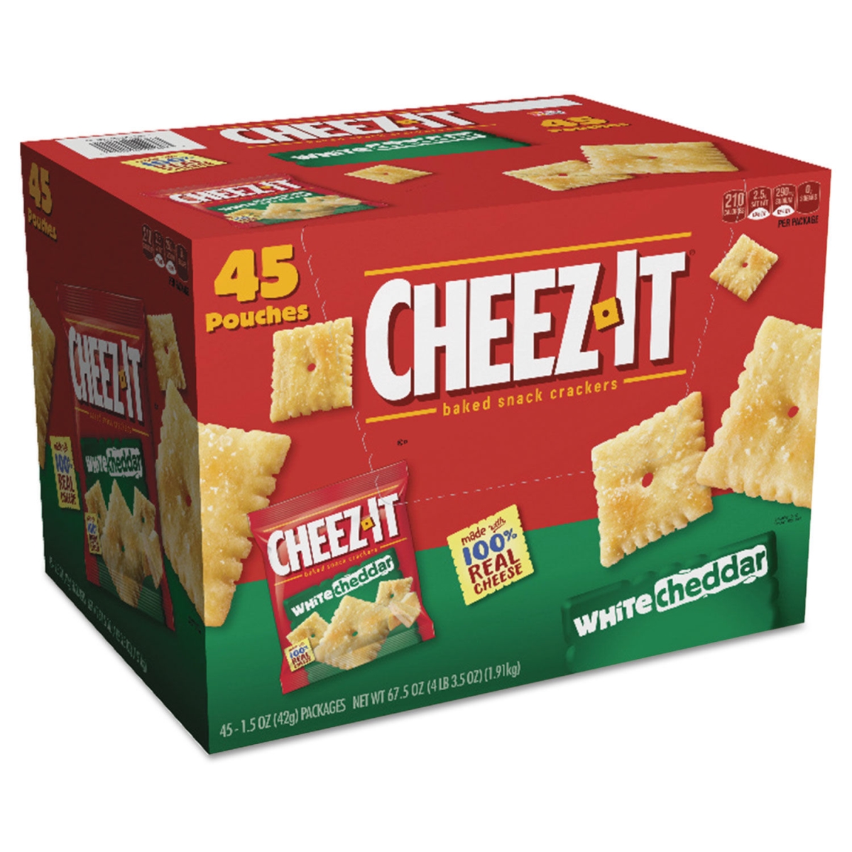 Picture of Sunshine KEB10892 Whitecheddar Cheez-it Crackers - Pack of 45