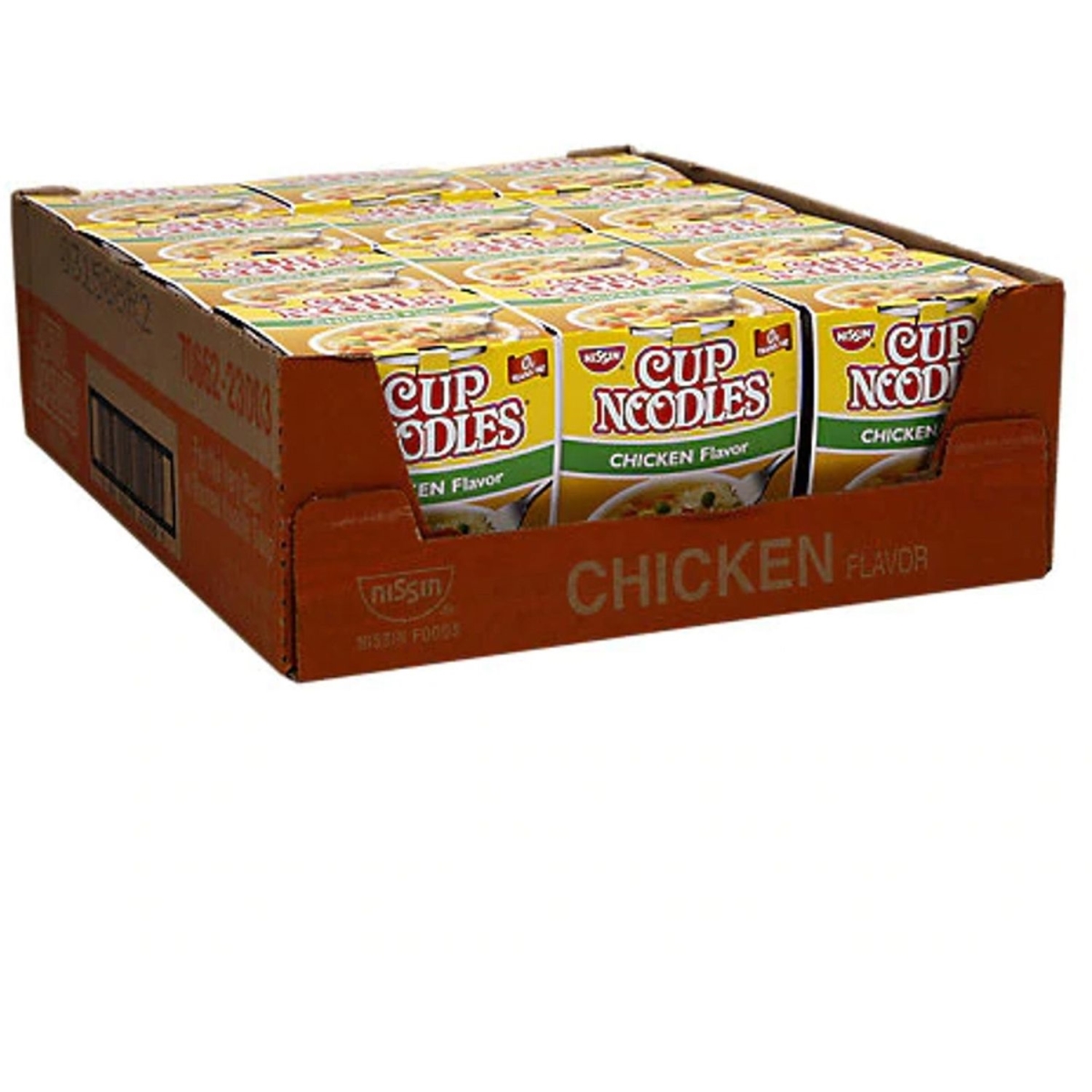 Picture of Nissin Foods NSF23003 2.25 oz Top Ramen Chicken Flavor Cup Noodles - Pack of 12