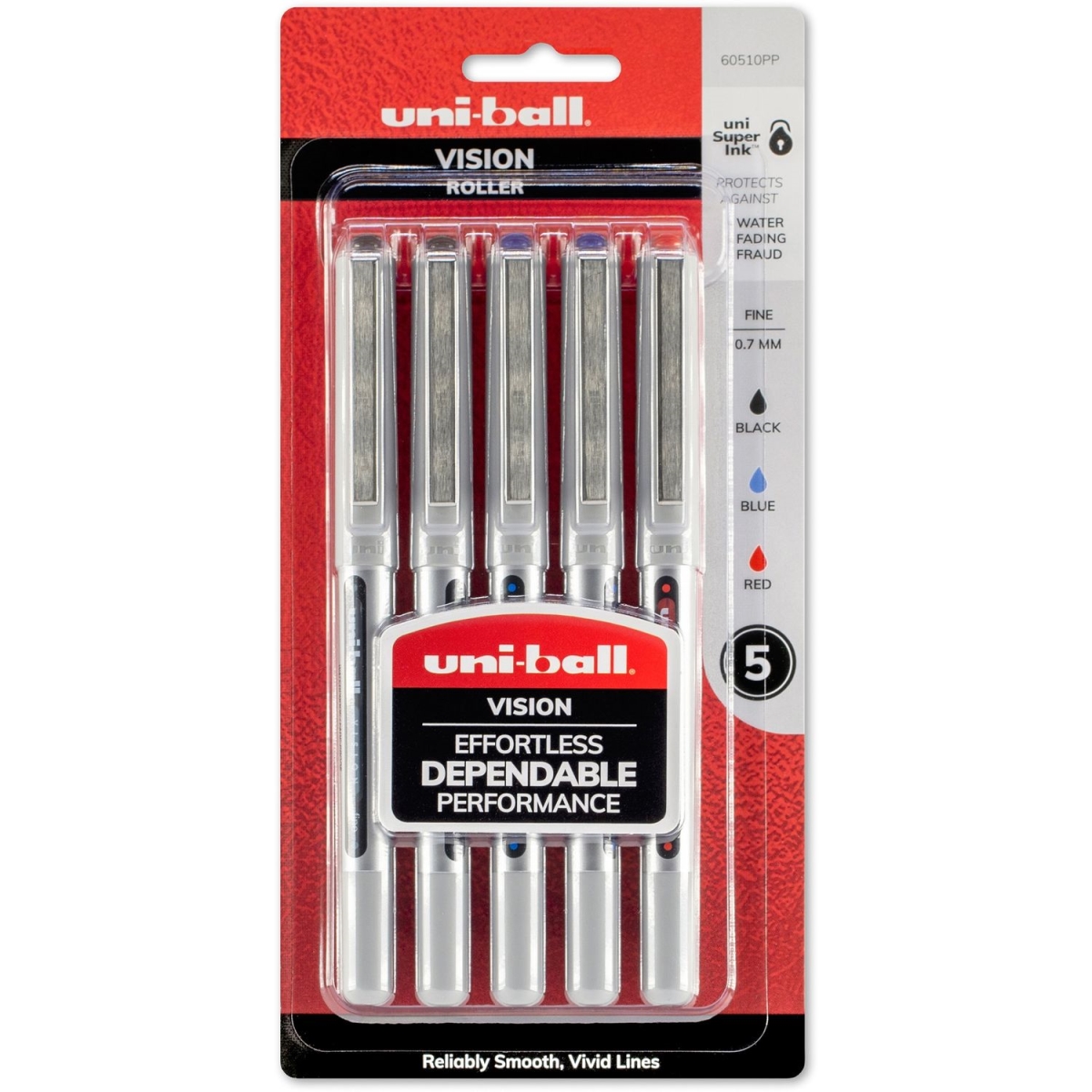 0.7 mm Rollerball Vision Pen - Pack of 5
