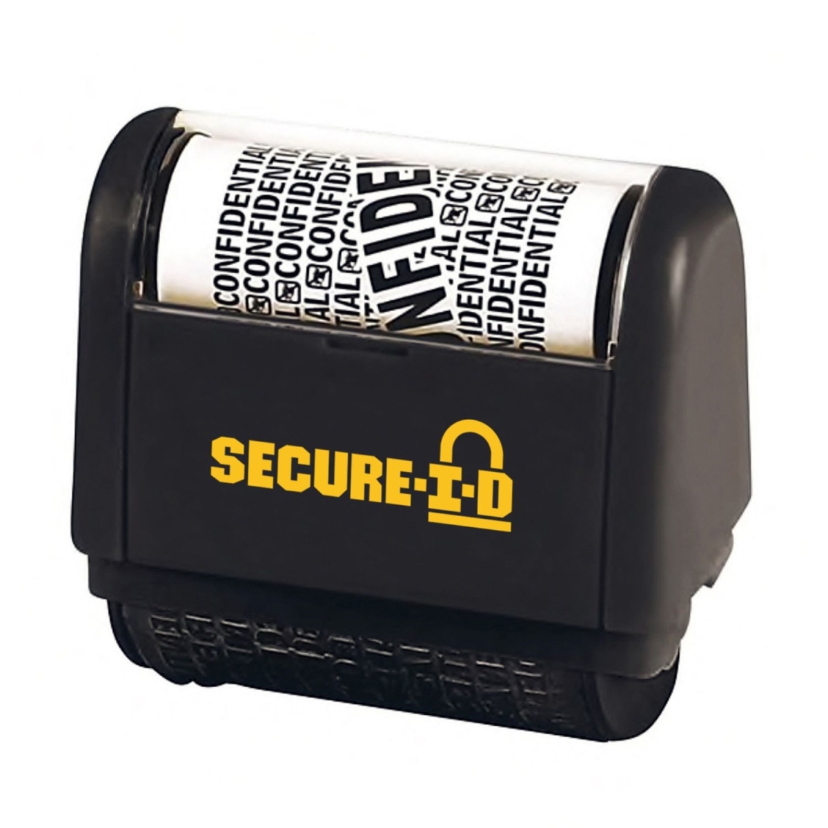 Picture of Consolidated Stamp Manufacturing COS035510 Secure-I-D Personal Security Roller Stamp&#44; Black
