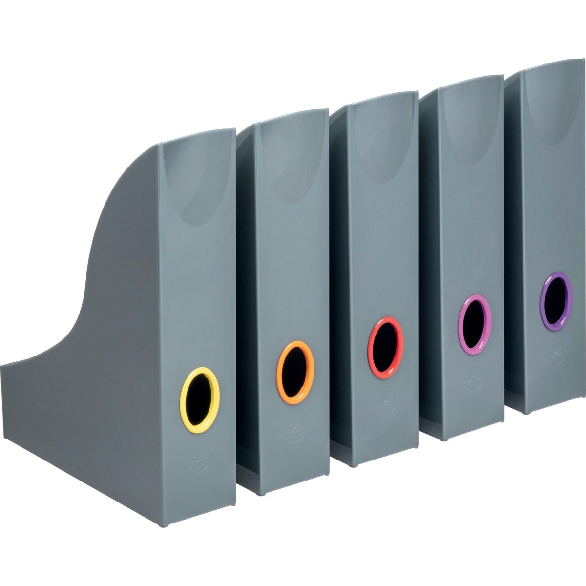 DBL770657 Magazine Rack Holder File, Green - Pack of 5