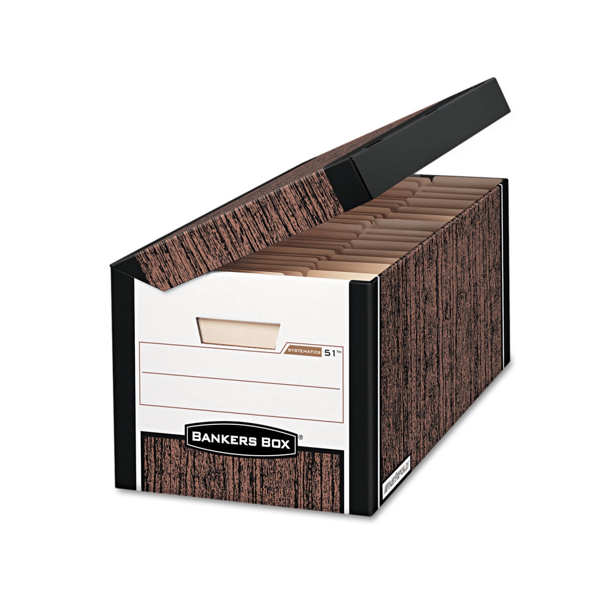 Picture of Bankers Box FEL00052 Systematic Medium-Duty Strength Storage Boxes - Pack of 12