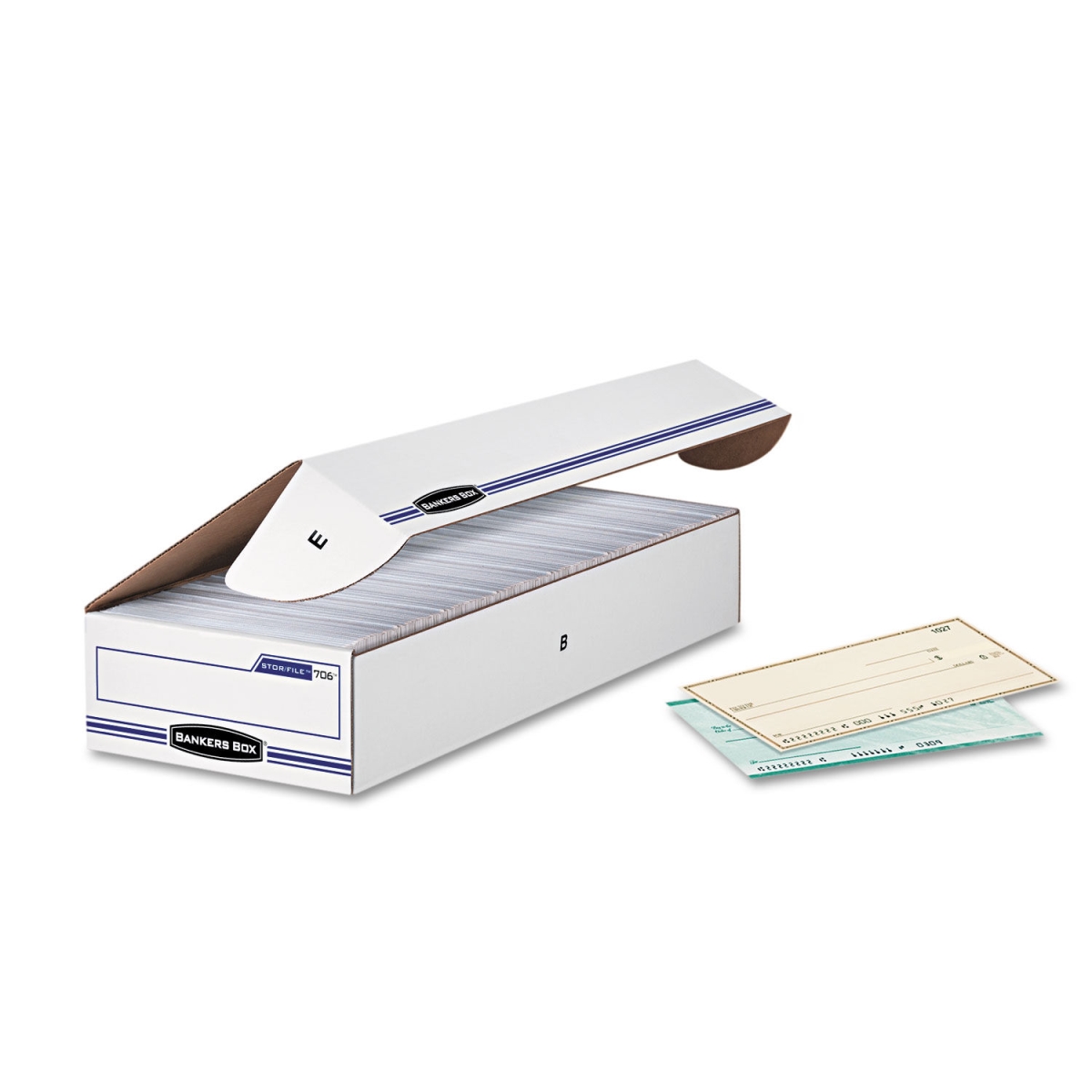 Picture of Bankers Box FEL00706 9 x 24 x 4 in. Box Storage & File Check - Pack of 12