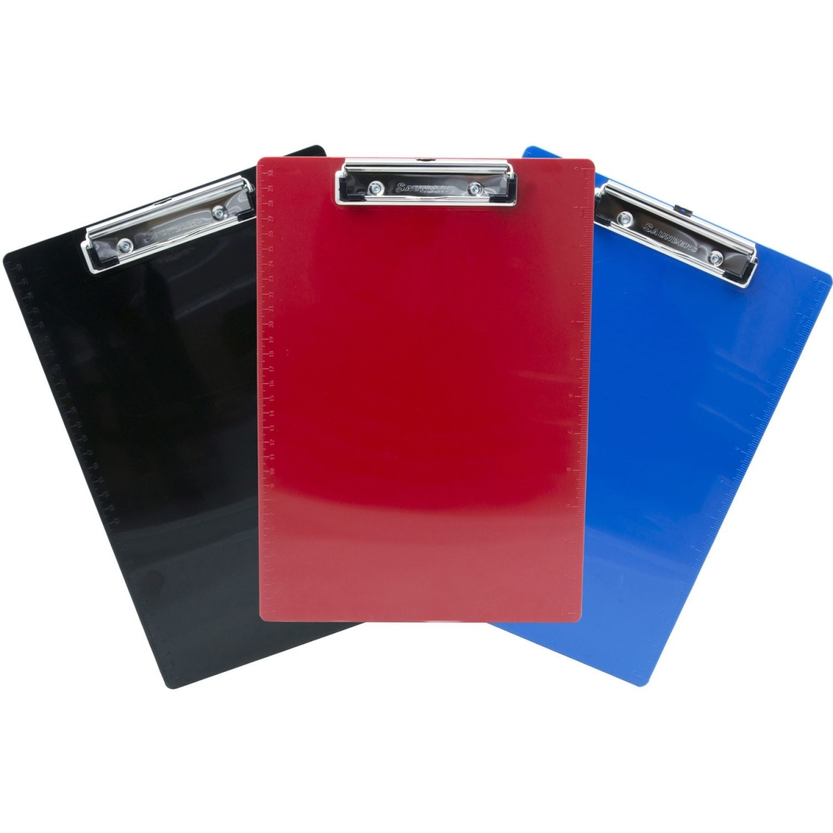 SAU22601 Recycled Clipboards, Multi Color - Pack of 3