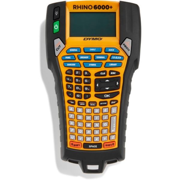 6000 Plus Industrial LCD Screen Label Maker, Black & Yellow