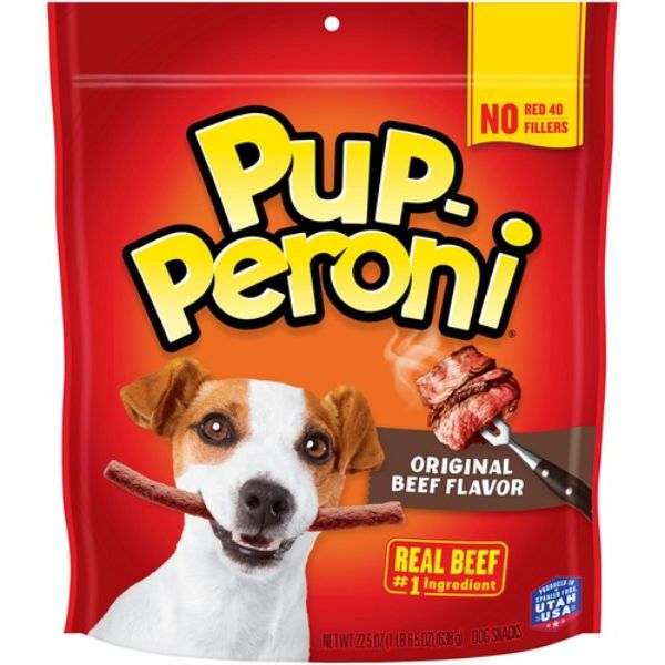 Picture of J.M. Smucker SMU83630 22.5 oz Beef Flavor Chewy Pup-Peroni Dog Treats