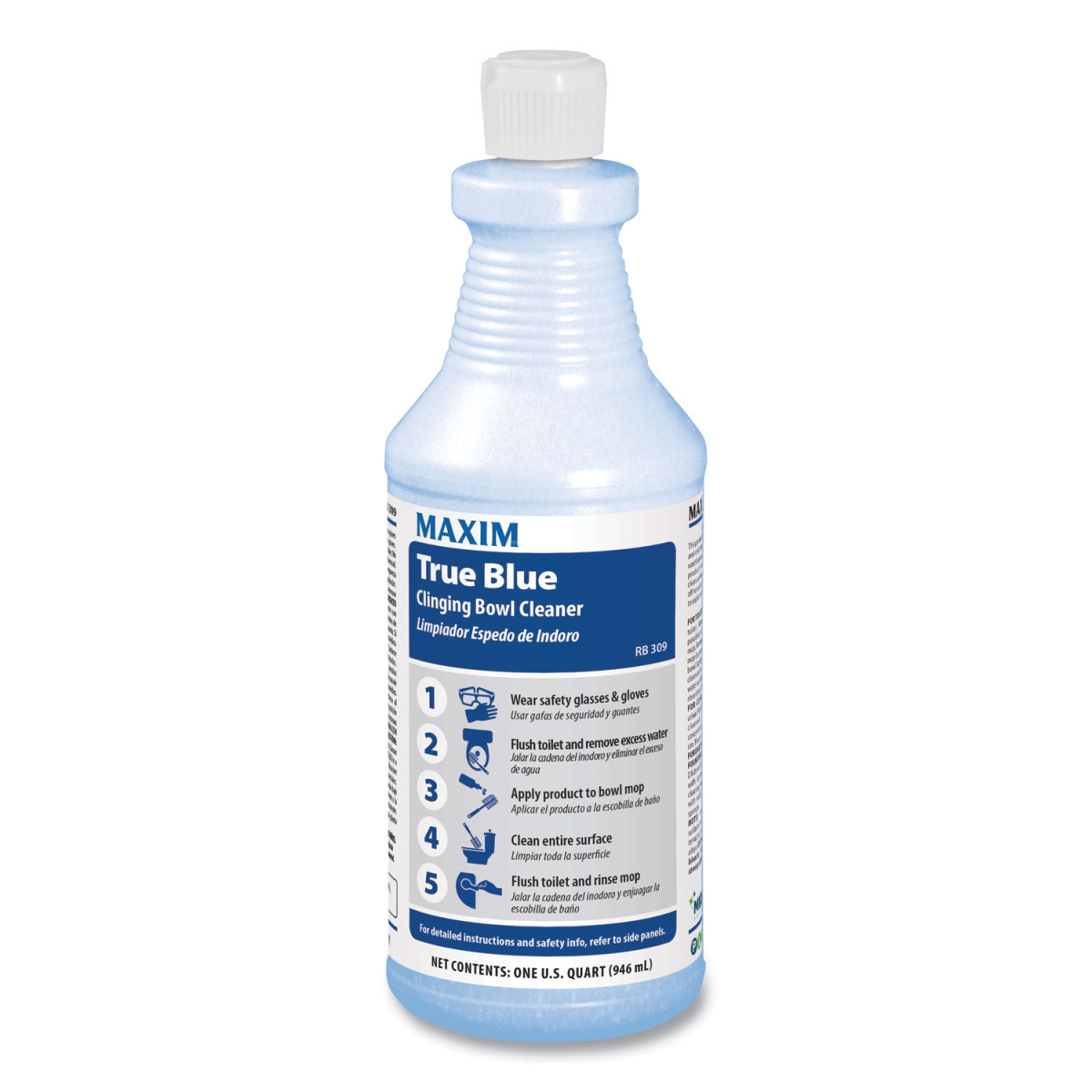 32 oz True Blue Mint Scent Clinging Bowl Bathroom Cleaner - Pack of 12