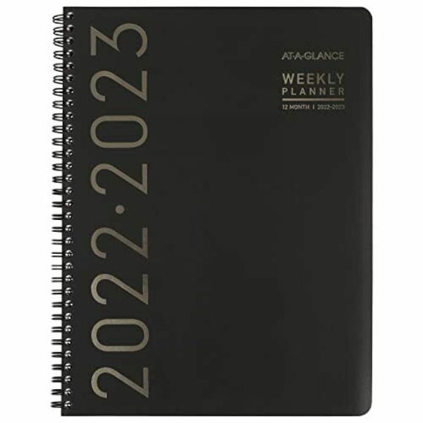 Picture of Acco Brands AAG7057XL05 At-A-Glance Contempo Academic Weekly & Monthly Appointment Book Planner&#44; Black - Large