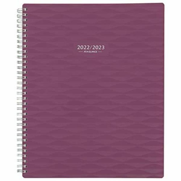 Picture of Acco Brands AAG75959P56 11 x 8.5 in. At-A-Glance Elevation Academic Weekly & Monthly Planner&#44; Purple & Berry - Large