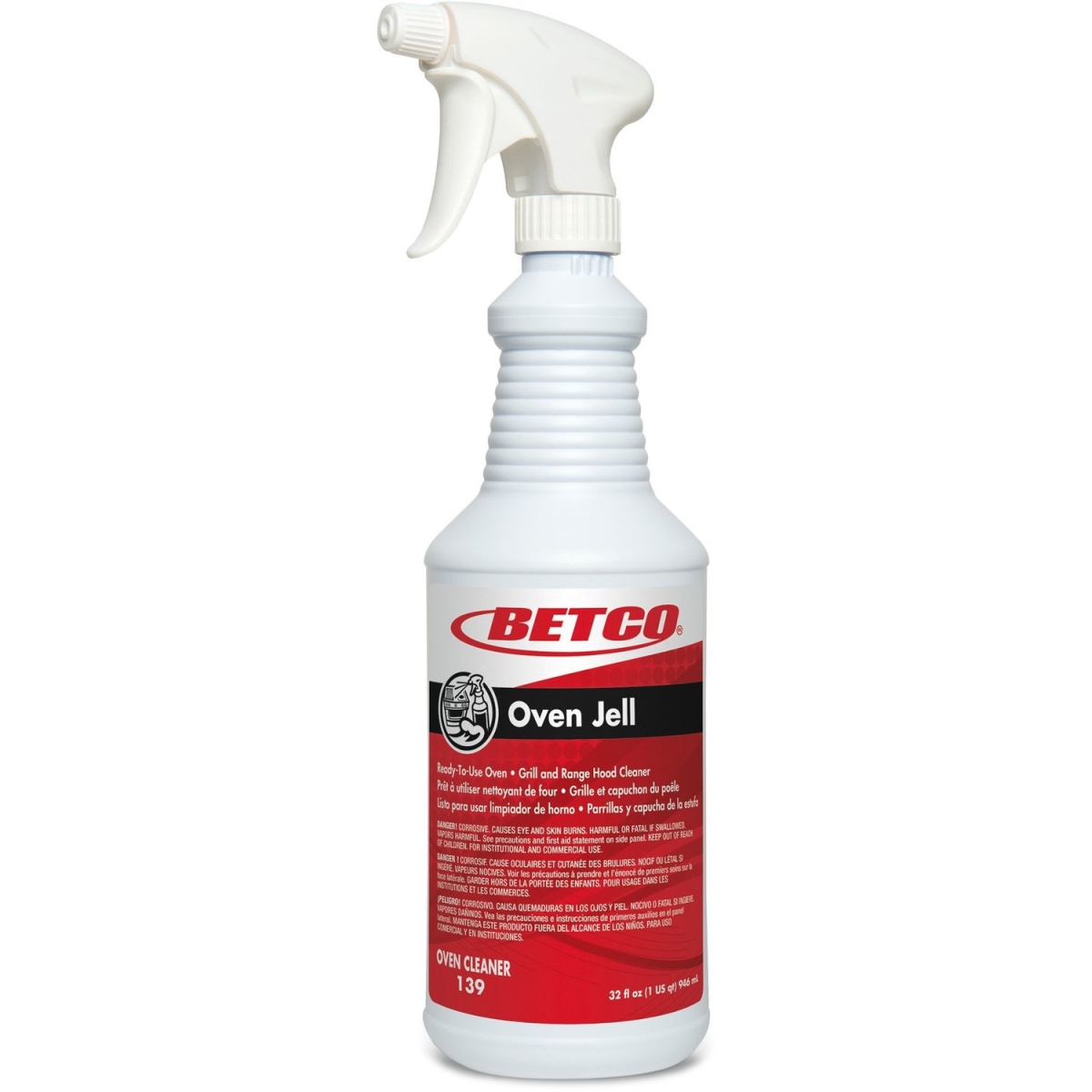Picture of Betco BET1391200 1 qt. Heavy-Duty Food Services Degreaser&#44; Amber & Orange
