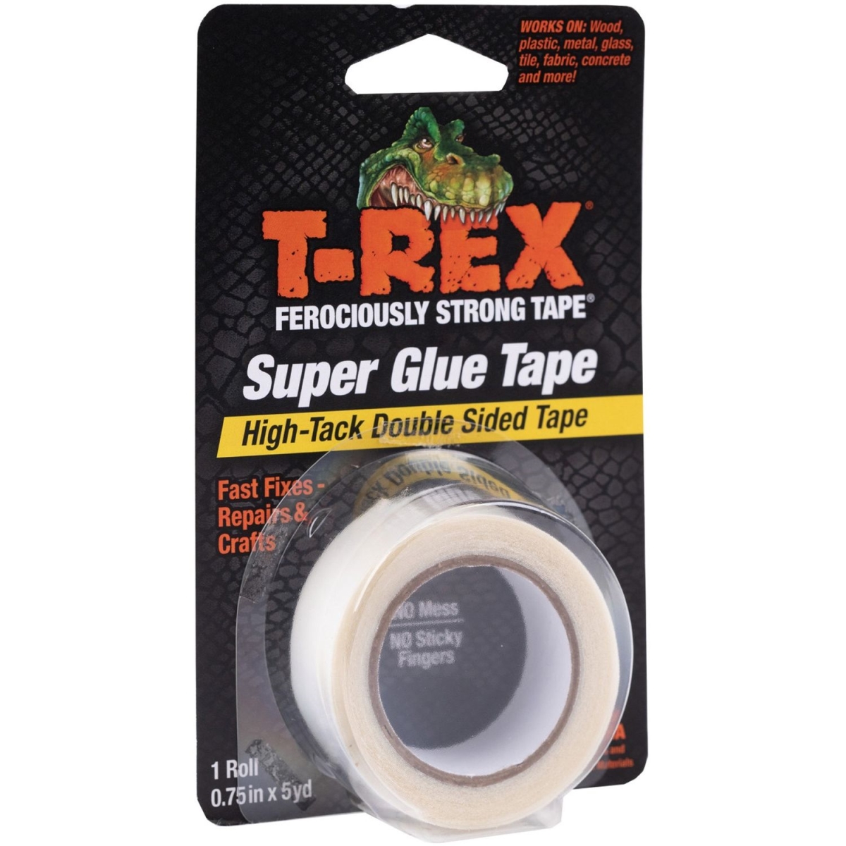 0.75 in. x 5 Yard Double Sided Super Glue Tape, White