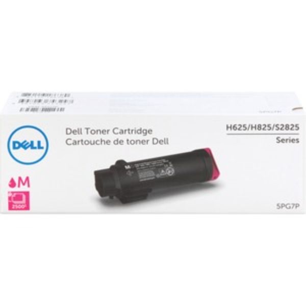 Picture of Dell DLL5PG7P Original Toner Cartridge, Magenta - Laser - High Yield - 2500 Pages