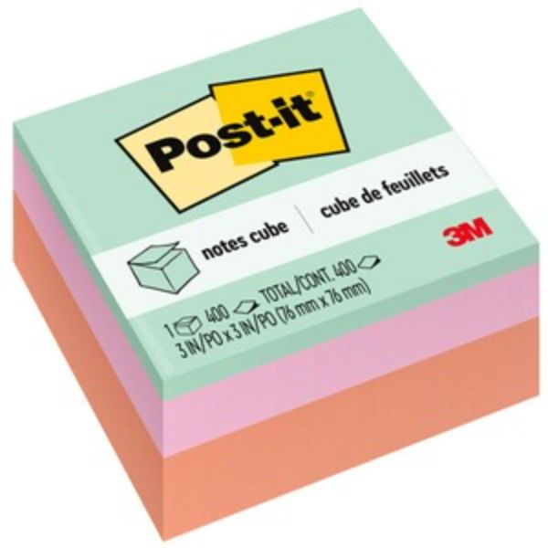 Picture of 3M MMM2027PAS 3 x 3 in. Super Sticky Notes Cubes&#44; Multi Color