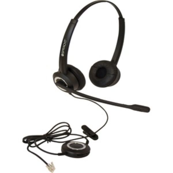 Binaural Desktop Headset, Black