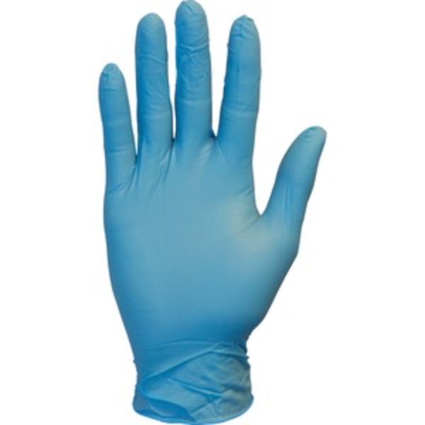 SZNGNPRLG1A Powder Free Nitrile Gloves, Blue - Large - 3 mil - Pack of 100 -  Safety Zone