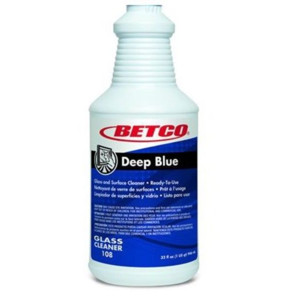 Picture of Betco BET1921200 32 oz Glass & Surface Cleaner&#44; Deep Blue - Pack of 12