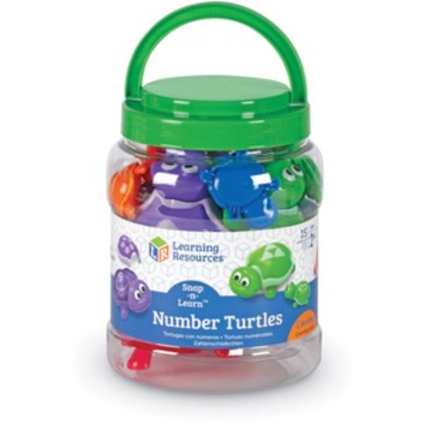Picture of Learning Resources LRNLER6706 Snap-n-Learn Number Turtles Game