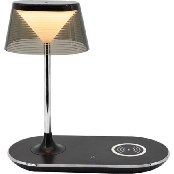 DTA02356 Qi Wireless Charging USB LED Desk Lamp, Black -  DATA ACCESSORIES