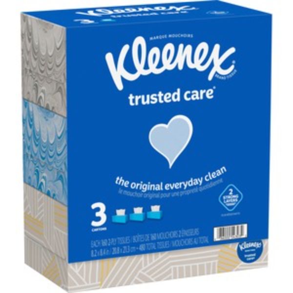 Trusted Care Facial Tissue, Pack of 3