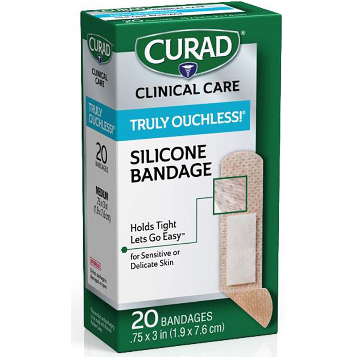 MIICUR5002V1 Silicone Flexible Fabric Bandages, Beige