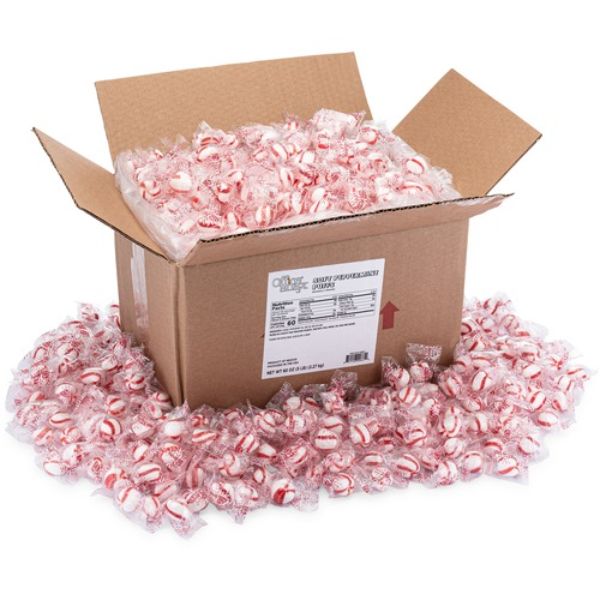 OFX00661 5 lbs Soft Peppermint Puffs Candy, Salty