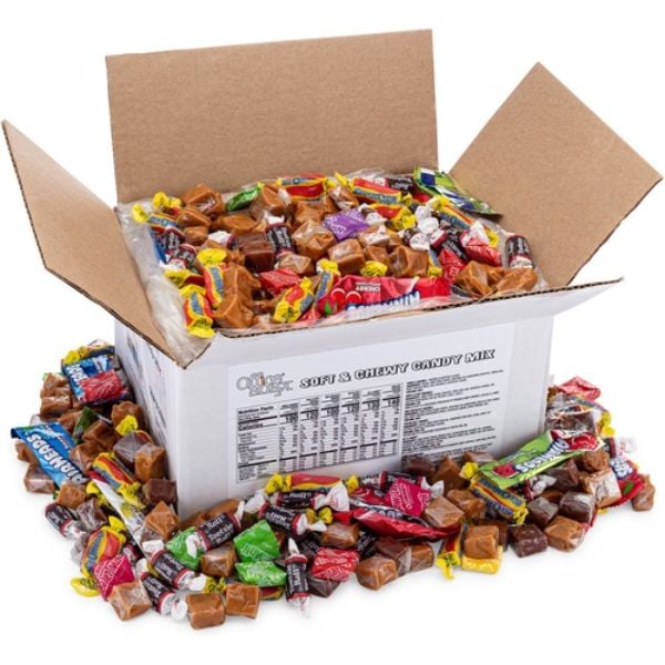 5 lbs Soft & Chewy Mix Candy - Assorted Color