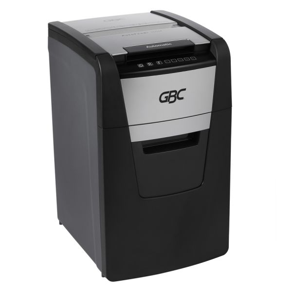 Picture of GBC GBCWSM1757605 150 Sheets AutoFeed Plus Home Micro Cut Office Shredder&#44; Black