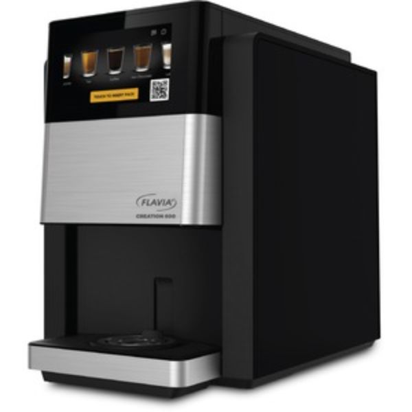 Picture of Lavazza Spa LAV18000565 8.30 fl oz Flavia Creation 600 Coffee Brewer Machine - Multi-Serve - Frother, Black