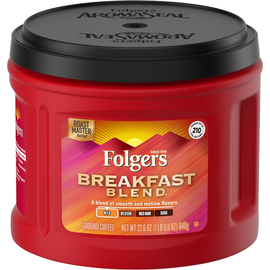 Picture of Folgers FOL30440 22.6 oz Ground Breakfast Blend Coffee