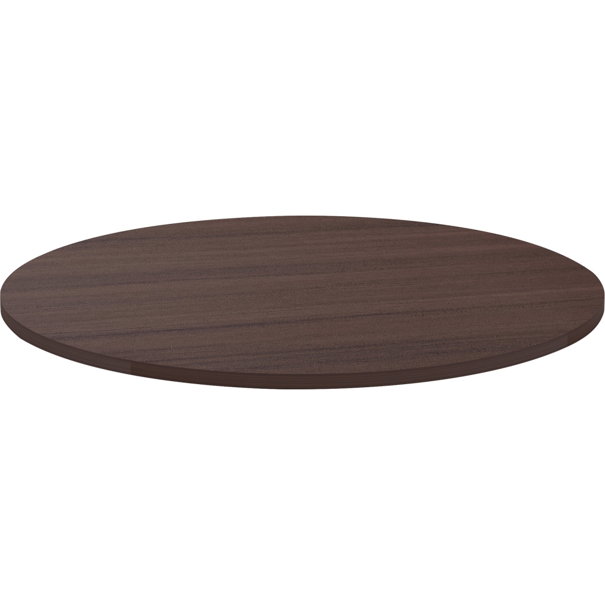 Conference Tabletop, Box 1/2, Round, 48in Dia, Espresso