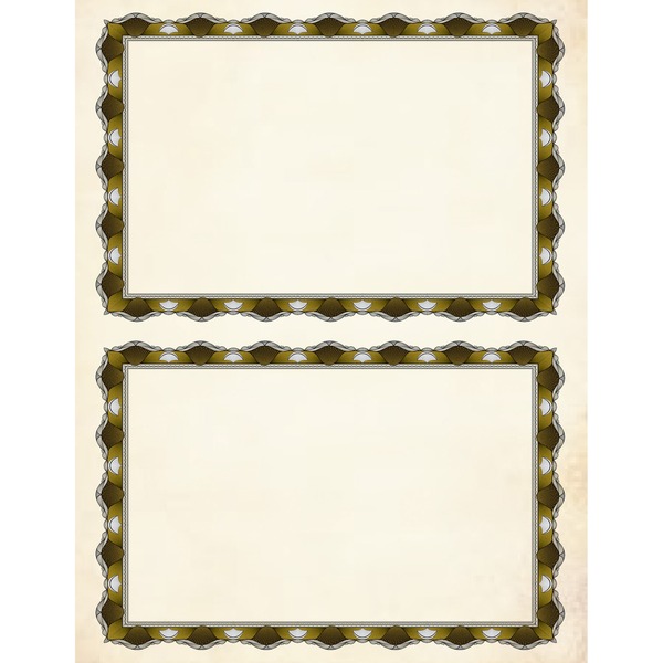 Heavyweight Certificate Kit, Gold - Pack of 12