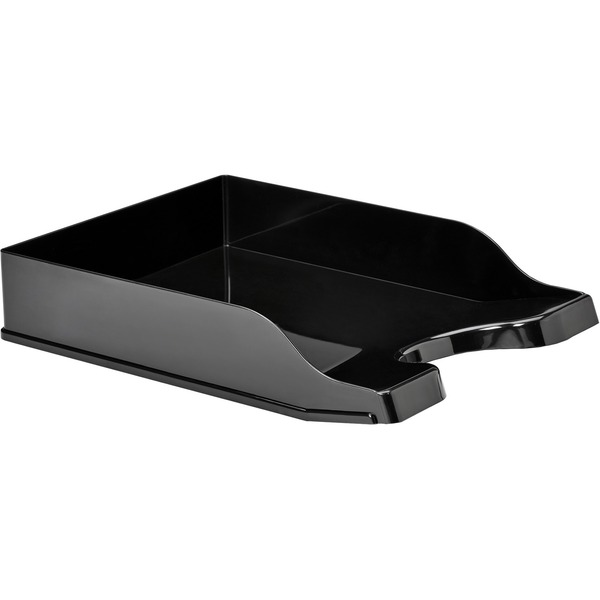 Picture of Deflecto DEF63905 protective Industrial Front-Load Tray, Black