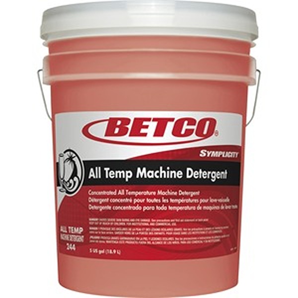 Picture of Betco BET2447800 Simplicity All Temp Machine Detergent&#44; Clear & Orange