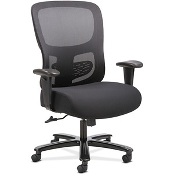 Big & Tall Black Fabric Task Chair