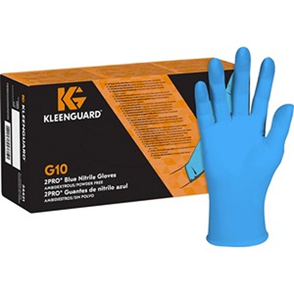 KCC54421 6 Mil Nitrile Small Gloves, Blue - Pack of 100 -  Kleenguard