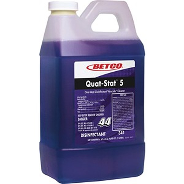 BET3414700 Quat-Stat Disinfectant, Purple - Pack of 4 -  BETCO