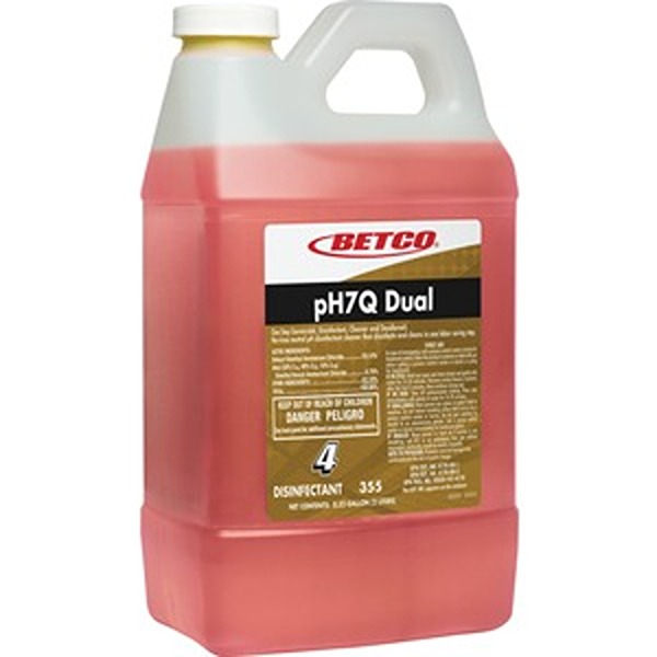 Dual Disinfectant Cleaner, Light Amber - Pack of 4