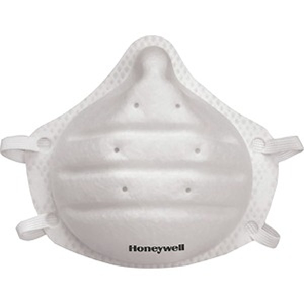 HWLDC300N95 Molded Cup N95 Respirator Mask, White - Pack of 20 -  Honeywell