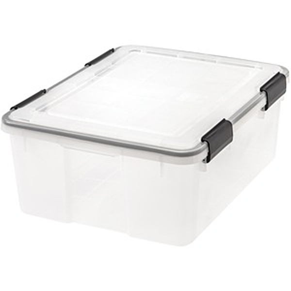 30.6 qt. Heavy Duty Weathertight Storage Box - Pack of 6