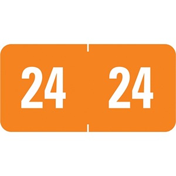Year Labels, ETS 2024, Color-coded, 1inx1/2in,OE