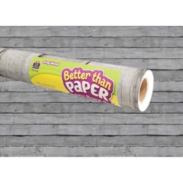 Fabric Better Than Paper Gray Wood Bulletin Board Roll