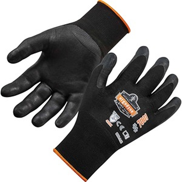 EGO17952 Black Small Nitrile-Coated Gloves - Pack of 12
