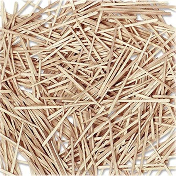 Picture of Creativity Street PAC369001 Natural Wood Flat Toothpick - 2500 Piece