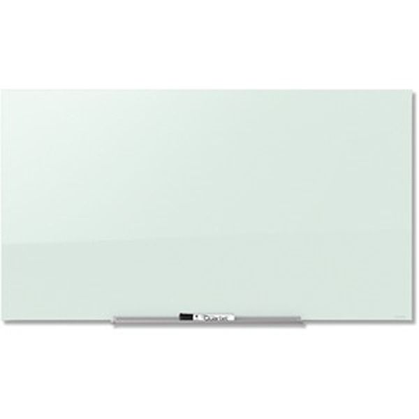 41.7 x 74.1 in. Glass InvisaMount White Board
