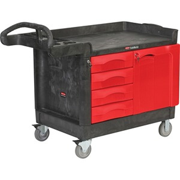 Picture of Rubbermaid RCP453388BLA 24 x 36 in. Trademaster Black Cart