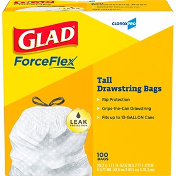 13 gal Trash Kitchen Bag, 100 Count