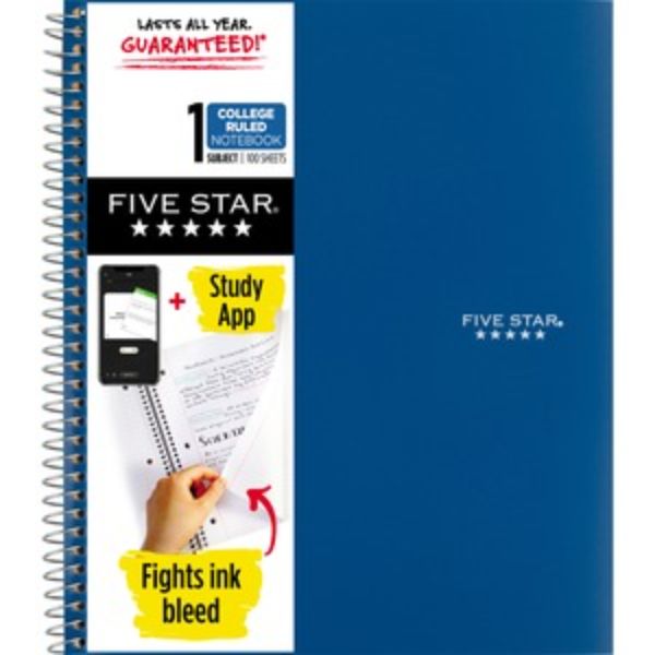 MEA820002NH0 8.5 x 11 in. 1 Subject Wire Bound Notebook, Blue