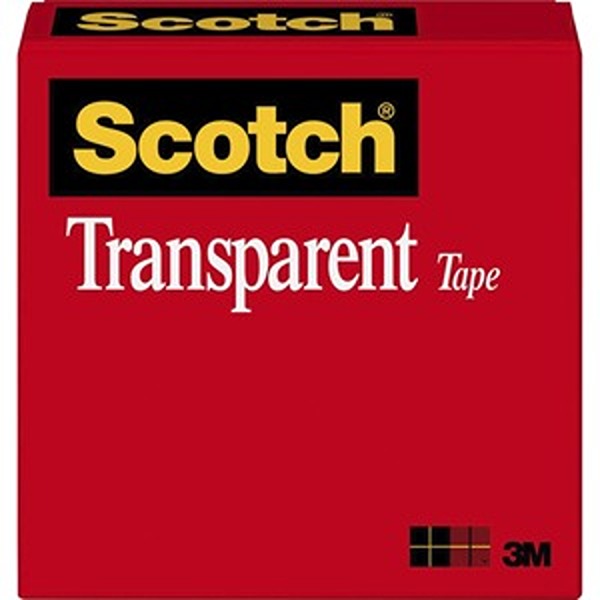 1 in. & 3 in. Core Transparent Tape