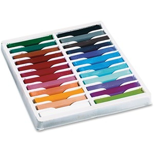 Square Artist Pastels Set, Assorted Color - 24 Count