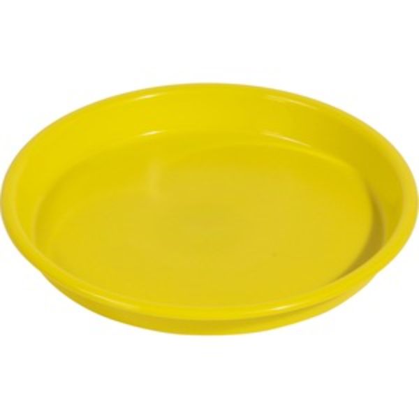 13 in. Kids protective Round Craft Tray, Yellow